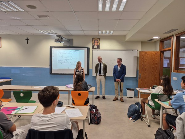 El Consejero de Educación visita el Colegio La Salle de Santander y conoce sus nuevos espacios educativos